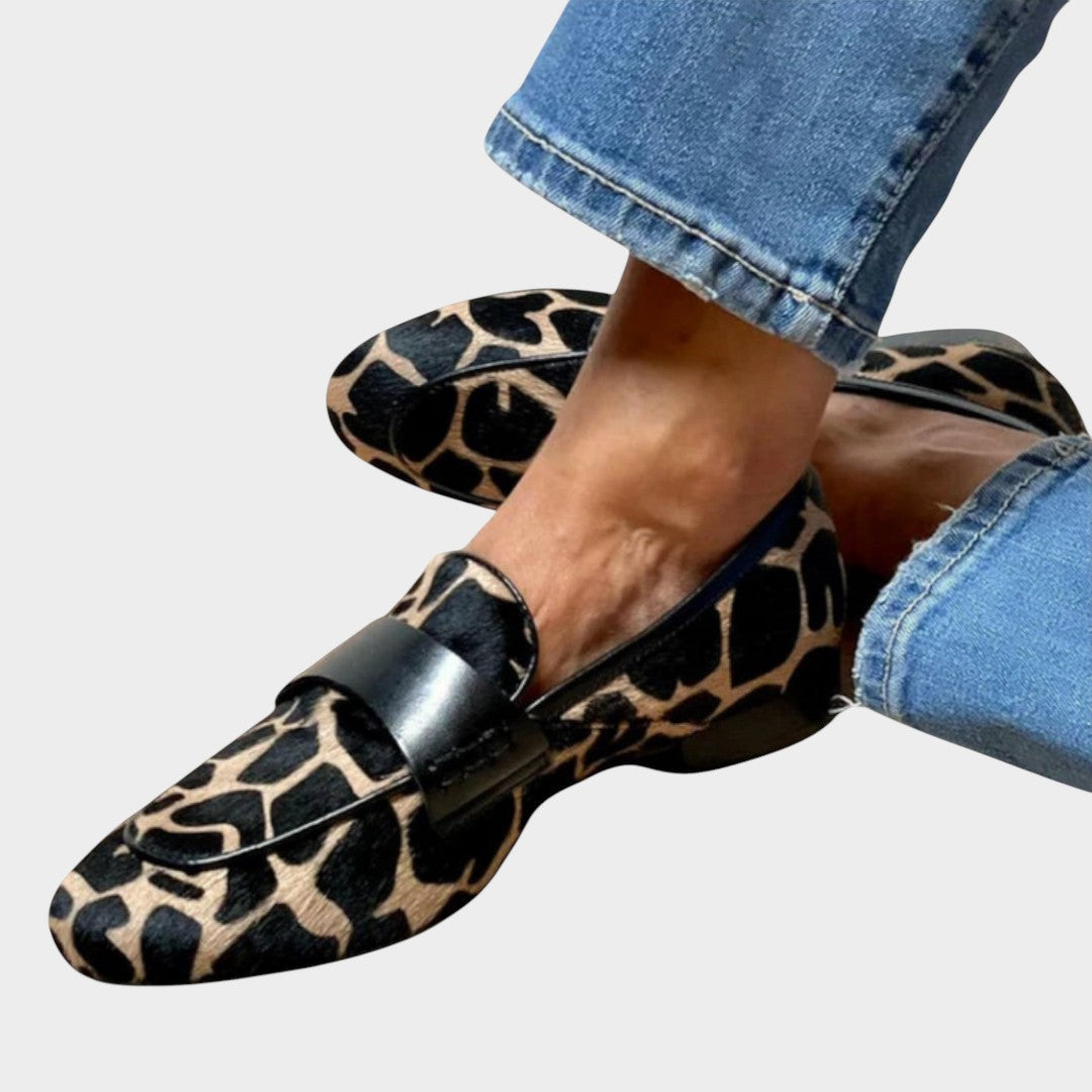 Leonie™ | Mocasines de mujer con estampado animal