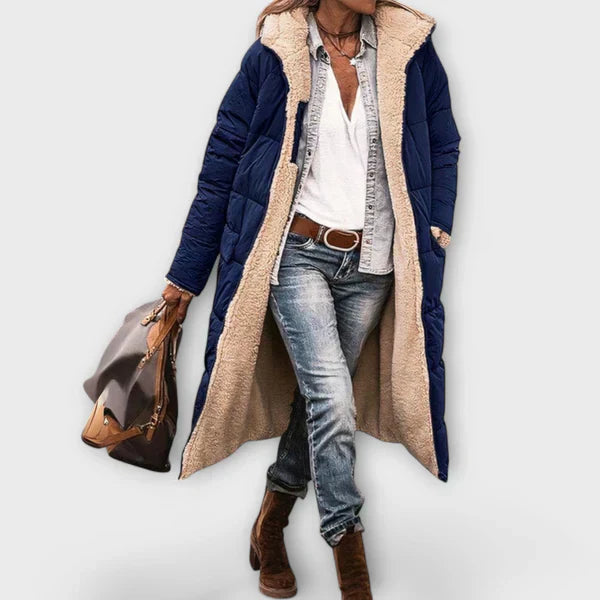 Kora - Abrigo cálido con forro de pelo