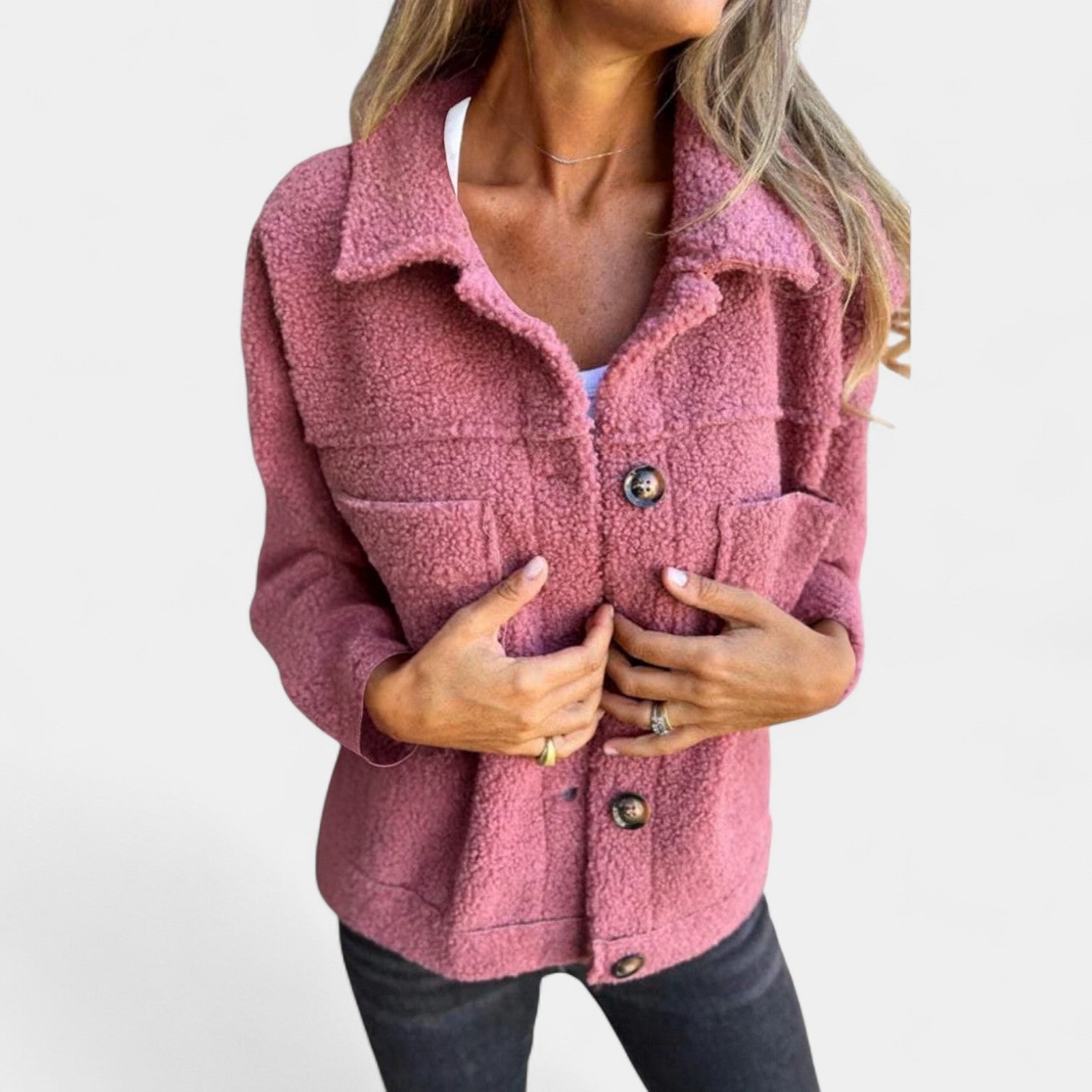 Kristýna – Chaqueta corta con solapas