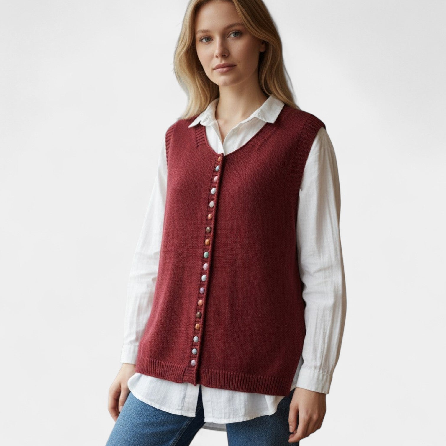 Karmen – Elegante chaleco de punto