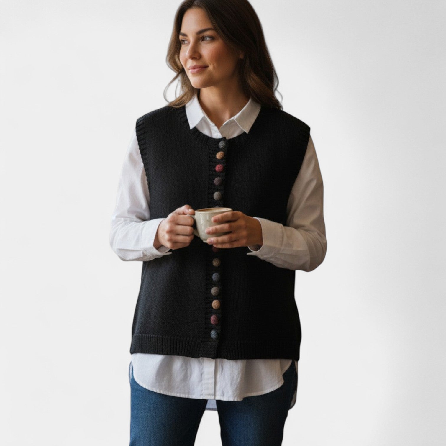 Karmen – Elegante chaleco de punto