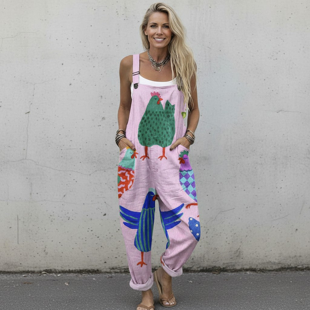 Joaquina™ | Overol cómodo con estampado