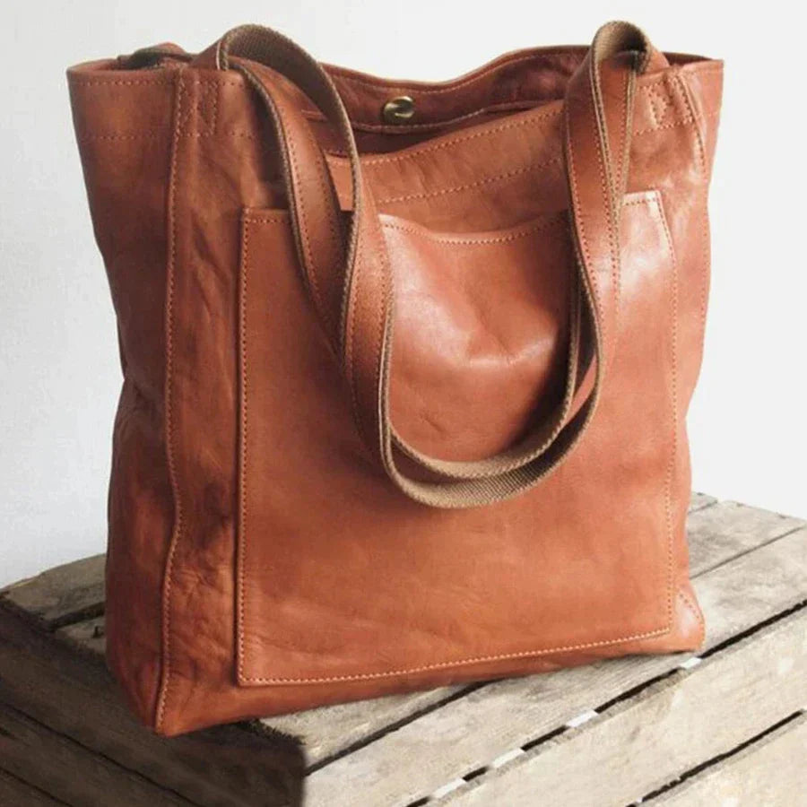 Lorena™ | Bolsa de cuero moderno y elegante