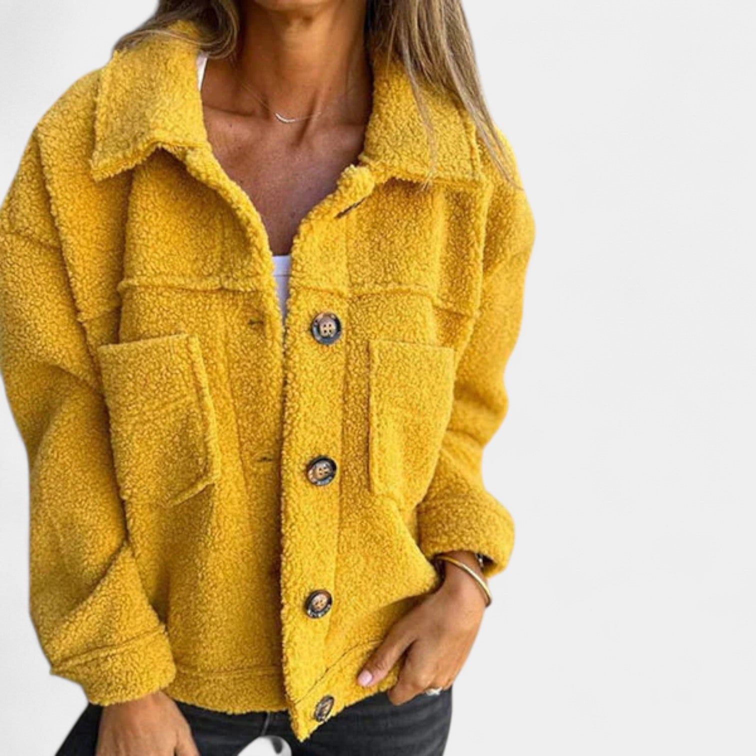 Kristýna – Chaqueta corta con solapas